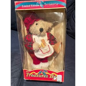Timeless Treasures My Treasures Bear 2003 Limited Edition Baker Plush Teddy Bear